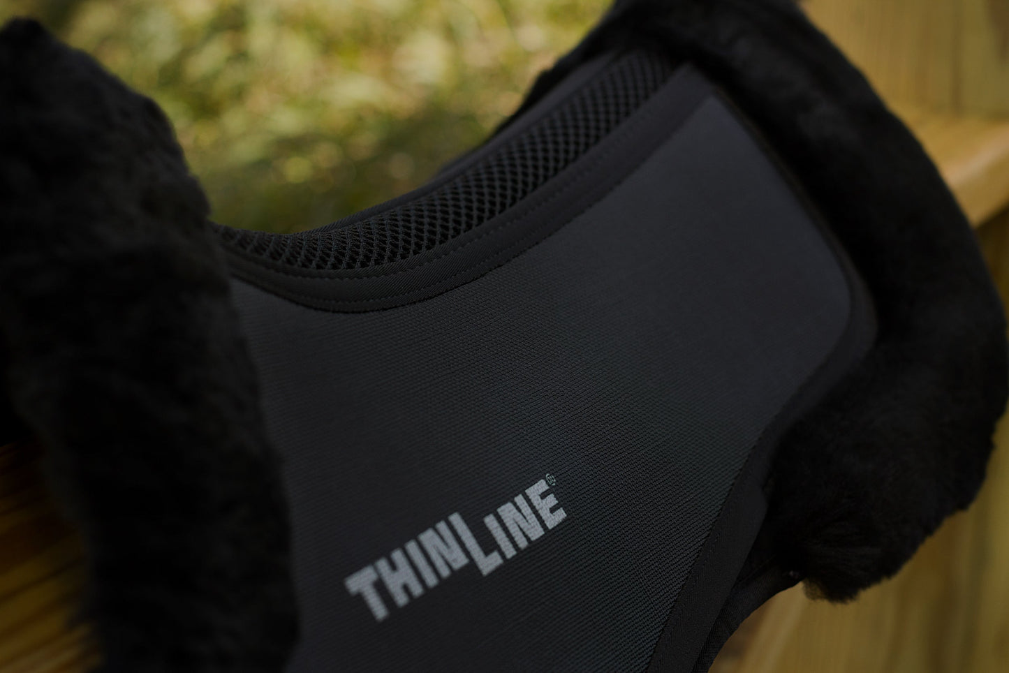 ThinLine Trifecta Cotton Half Pad with Sheepskin Rolls