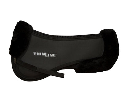 ThinLine Trifecta Cotton Half Pad with Sheepskin Rolls