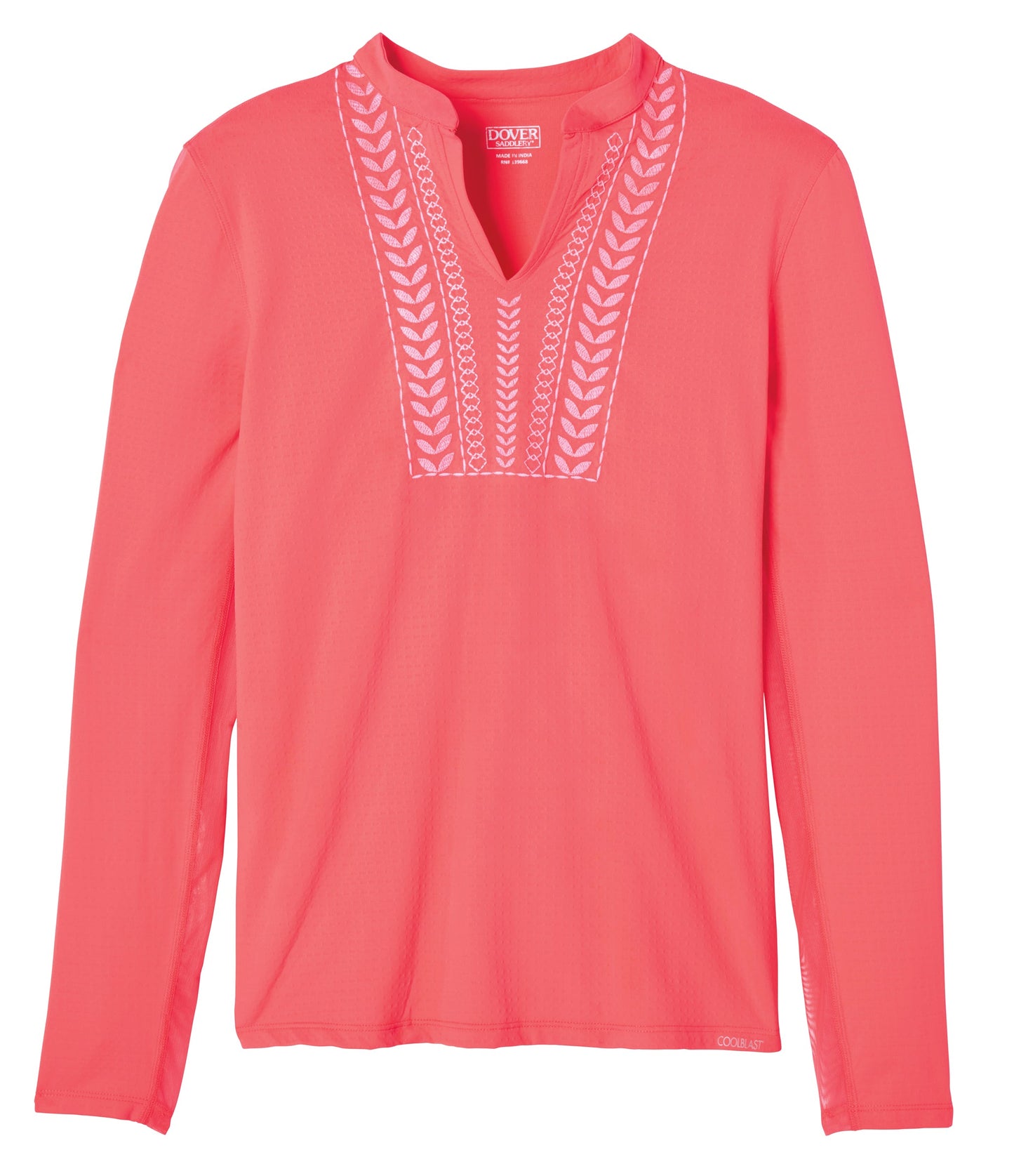CoolBlast 100 Ladies’ Notch-V Long Sleeve Top