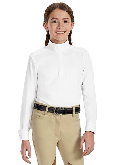 Essex Classics Girls’ Talent Yarn Long Sleeve Show Shirt