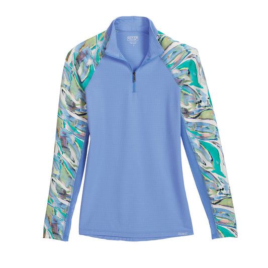 CoolBlast 100 Ladies’ LaBelle Print Long Sleeve Shirt