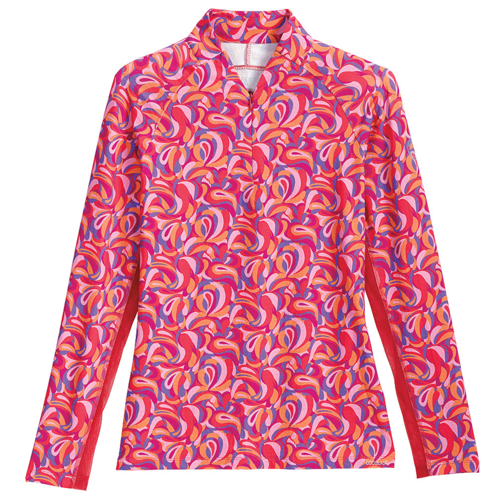 CoolBlast 100 Ladies’  Asti Long Sleeve Print Shirt
