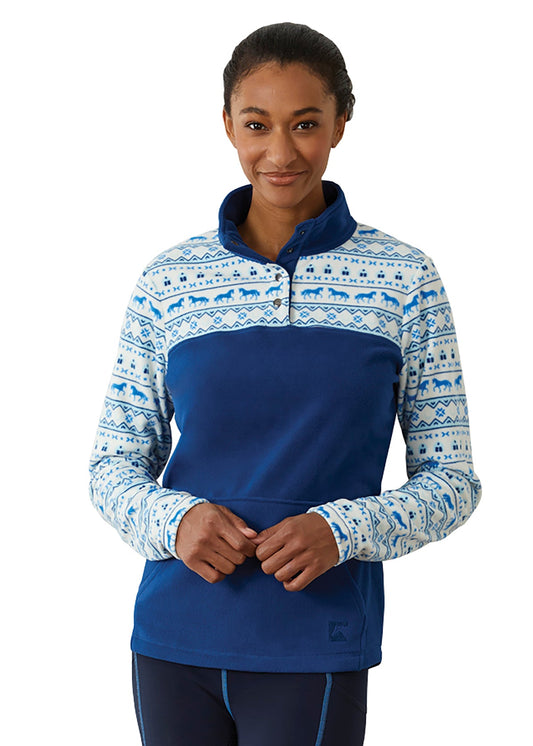 Riding Sport Ladies’ Freemont Print Fleece