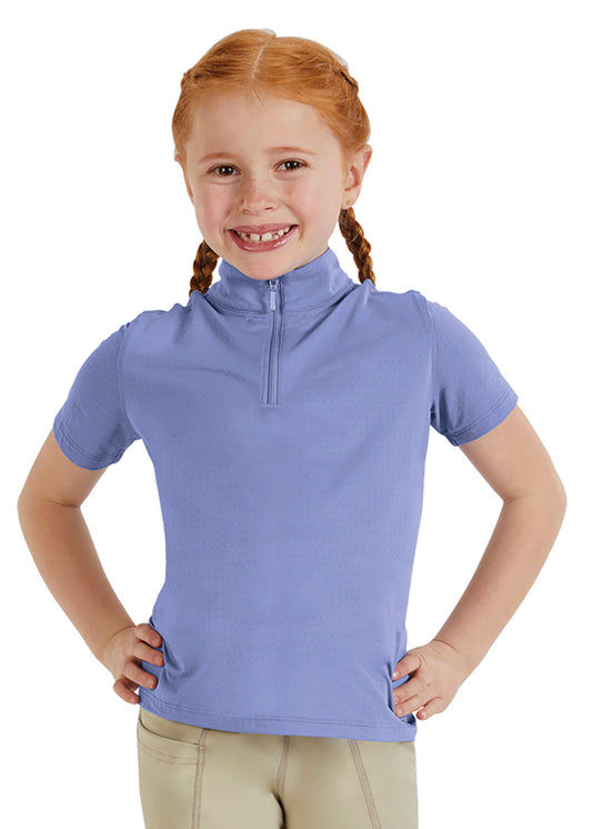 CoolBlast 100 Kids’ Leslie Short Sleeve Sun Shirt