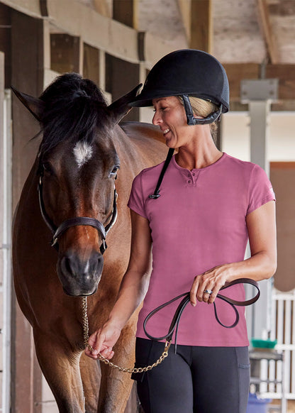 Noble Equestrian Ladies’ Breeze Short Sleeve Henley