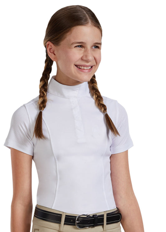 Riding Sport Kids’ Essential Short-Sleeve Show Shirt