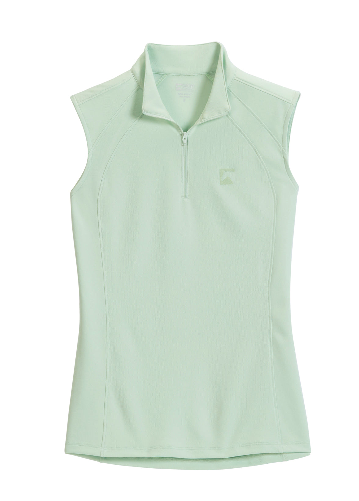Riding Sport Ladies’ Airflow Quarter-Zip Solid Sleeveless Shirt