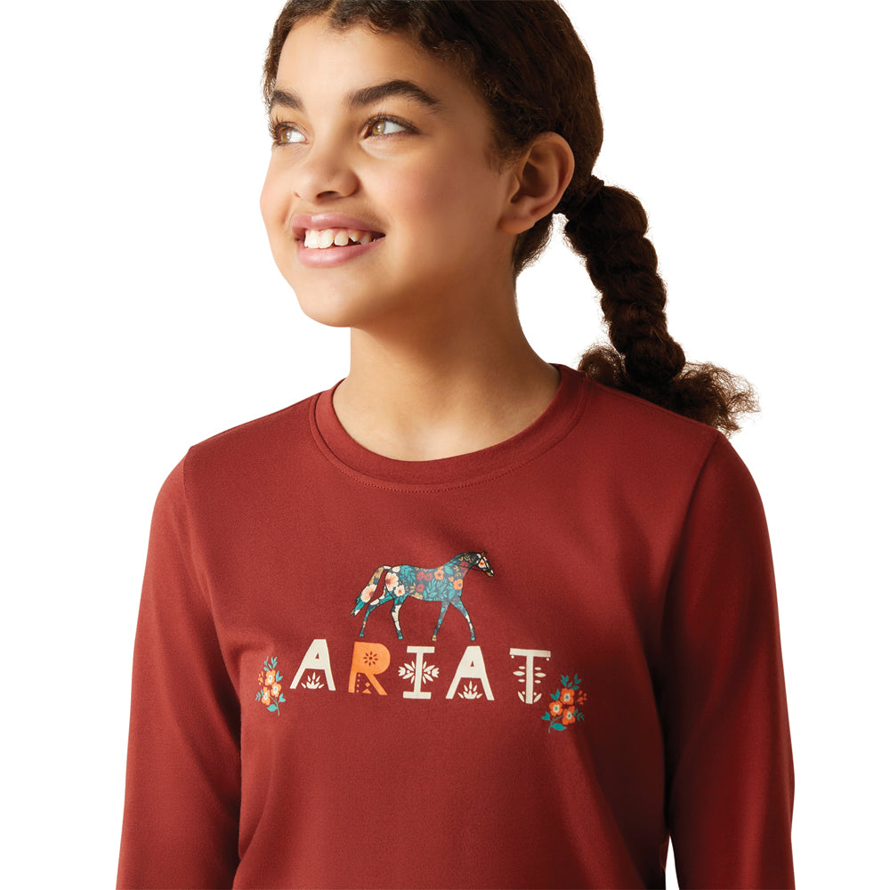 Ariat Kids’ Blossom Pony Tee