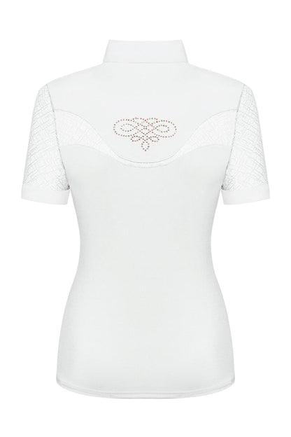 Ladies’ Cecile RoseGold Short Sleeve Show Shirt