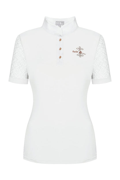 Ladies’ Cecile RoseGold Short Sleeve Show Shirt
