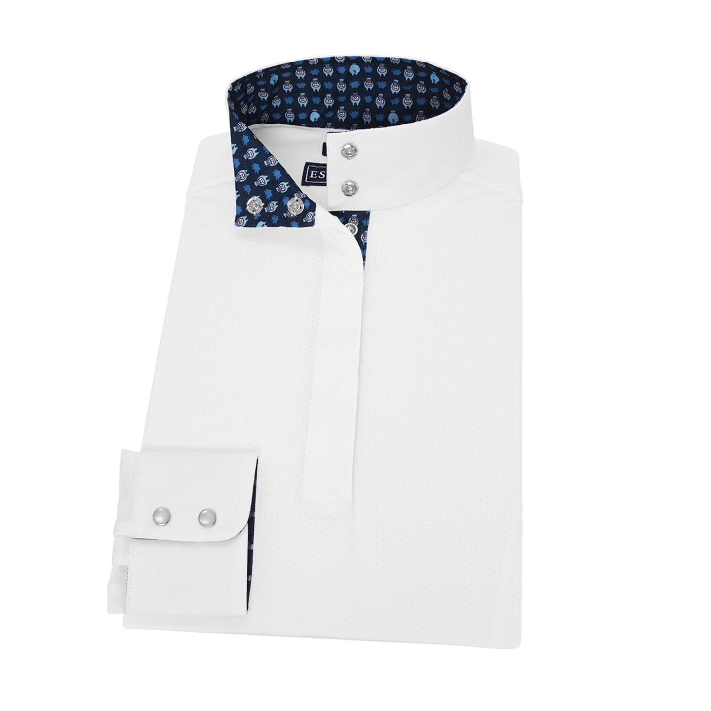 Essex Classics Ladies’ Talent Yarn Straight Collar Long Sleeve Show Shirt