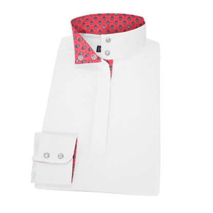 Essex Classics Ladies’ Talent Yarn Straight Collar Long Sleeve Show Shirt