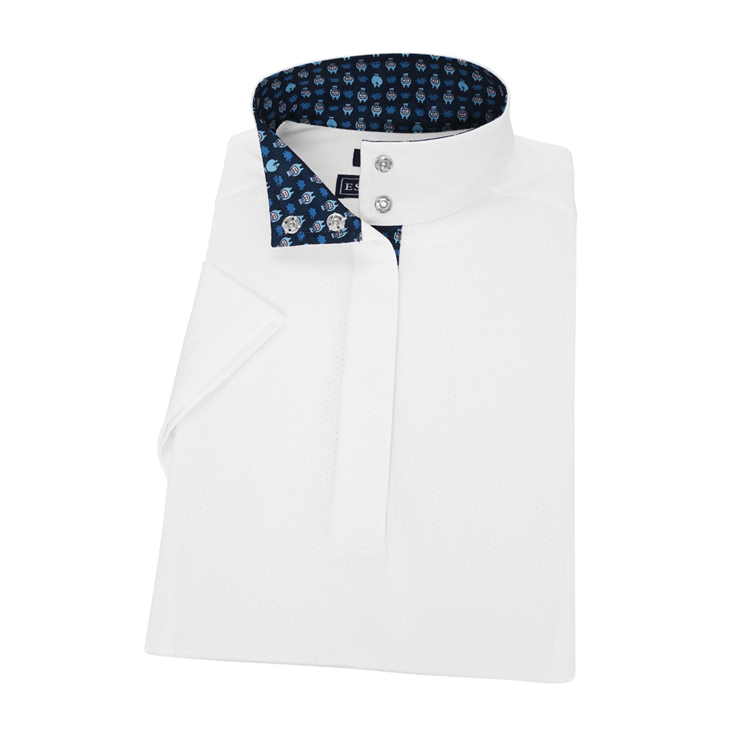 Essex Classics Ladies’ Talent Yarn Straight Collar Short Sleeve Show Shirt