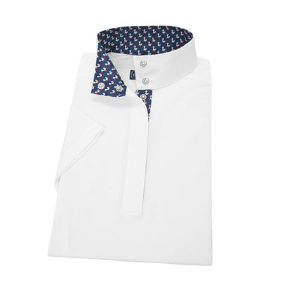 Essex Classics Ladies’ Talent Yarn Straight Collar Short Sleeve Show Shirt