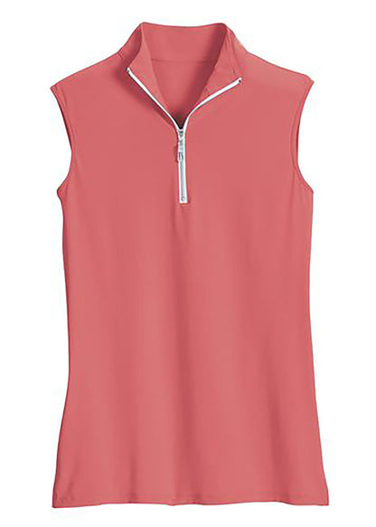 THE TAILORED SPORTSMAN Ladies’ IceFil Quarter-Zip Sleeveless Sun Shirt