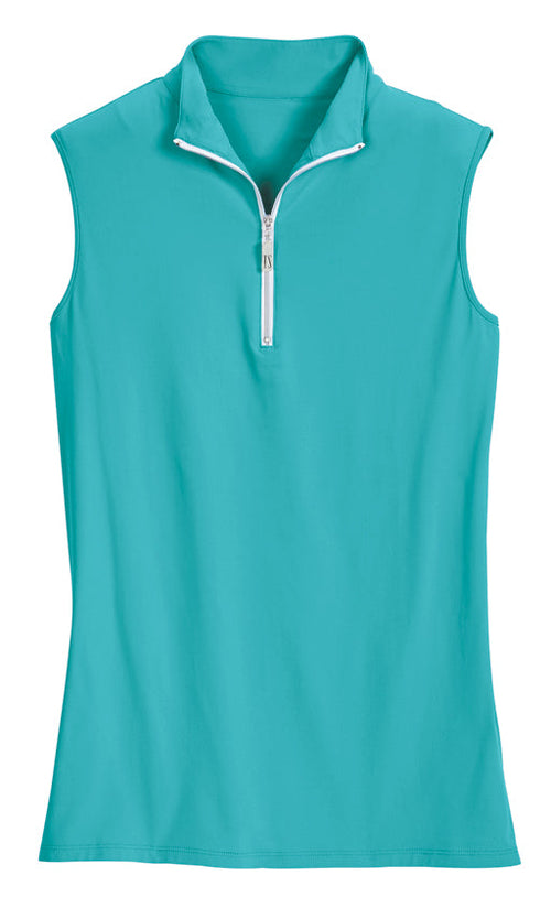 THE TAILORED SPORTSMAN Ladies’ IceFil Quarter-Zip Sleeveless Sun Shirt