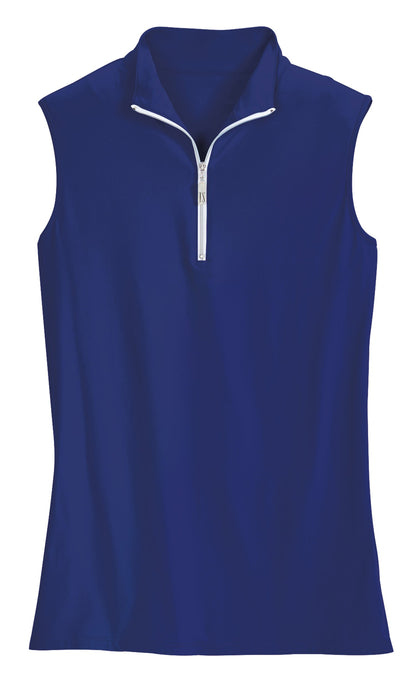THE TAILORED SPORTSMAN Ladies’ IceFil Quarter-Zip Sleeveless Shirt
