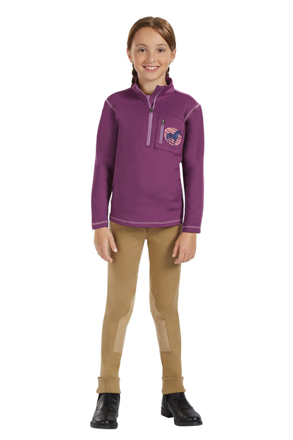 EquiStar Kids’ Half-Zip Fleece Pullover