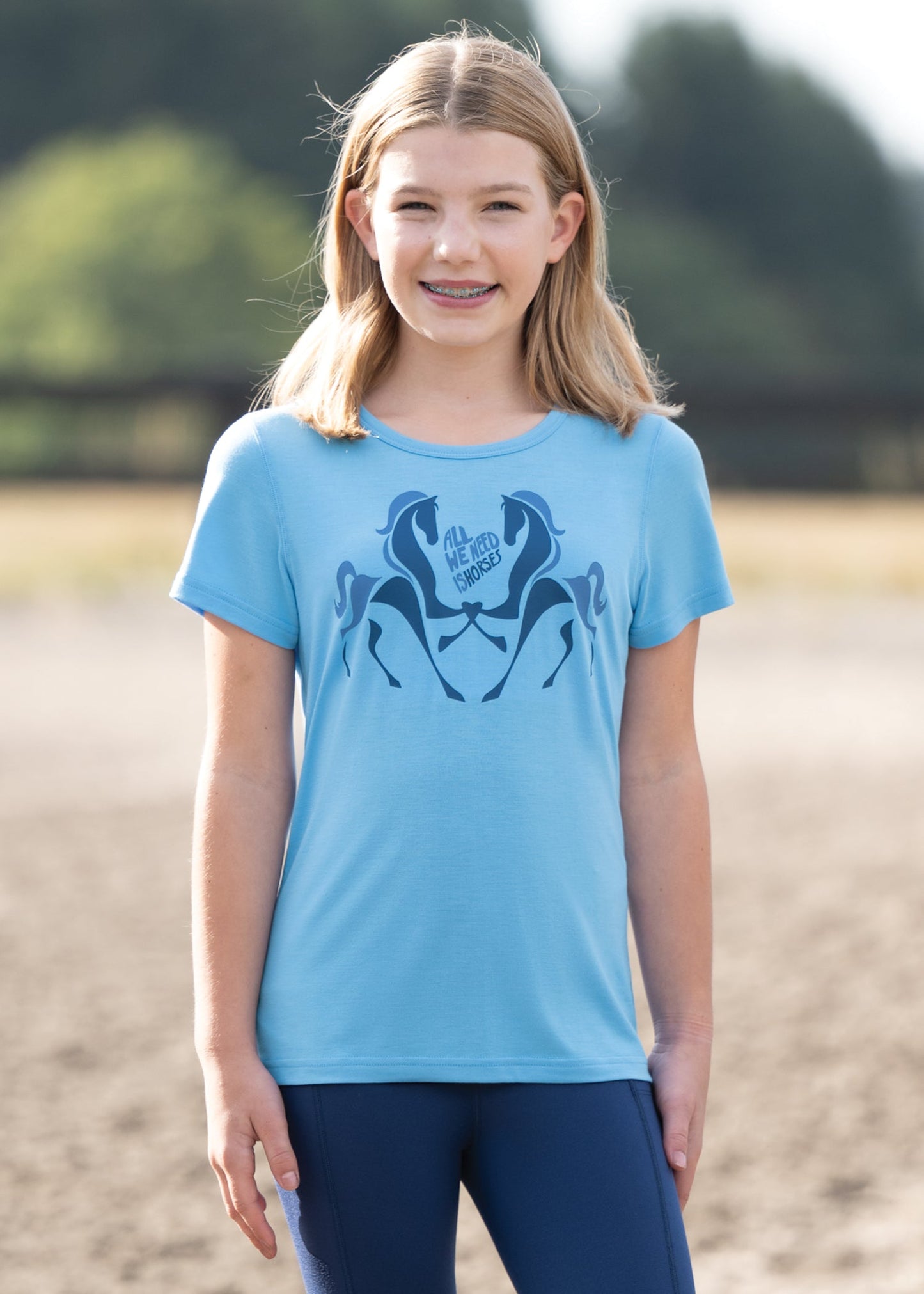 Kerrits Kids’ All We Need Is Horses Tee