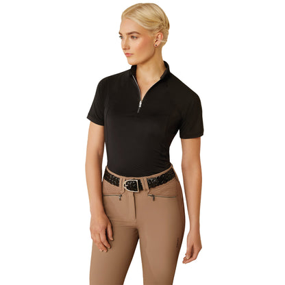 Ariat Ladies’ Soquel Quarter-Zip Short Sleeve Shirt