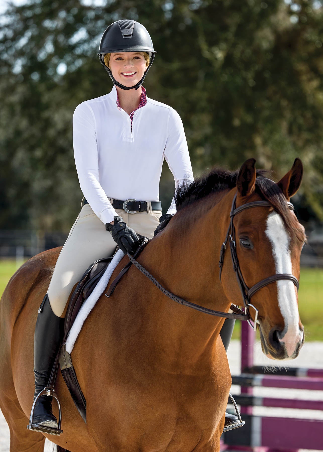 IconEQ Ladies’ Showtime Long-Sleeve Show Shirt