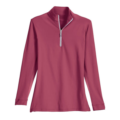 THE TAILORED SPORTSMAN Ladies’ IceFil Quarter-Zip Long Sleeve Sun Shirt