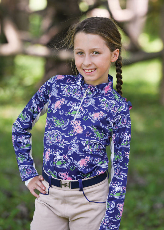 Belle & Bow Equestrian Children’s Short Sleeve Sun Shirt