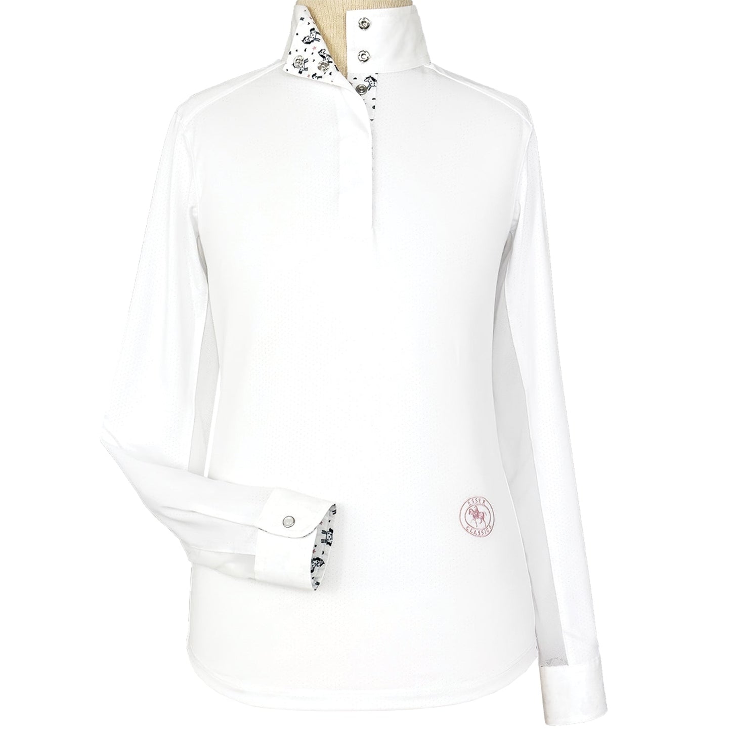 Essex Classics Girls’ Talent Yarn Long-Sleeve Show Shirt
