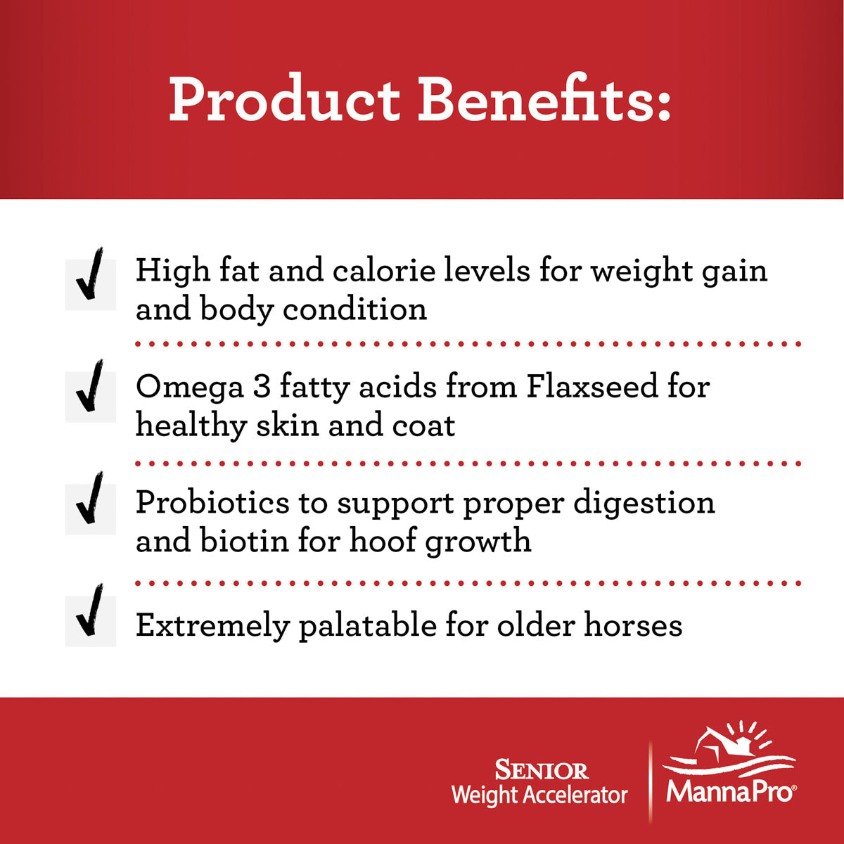 Manna Pro Senior Weight Accelerator