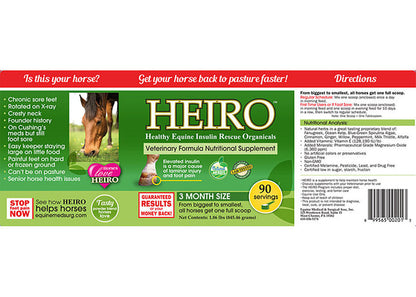 Heiro Healthy Equine Insulin Rescue Organical
