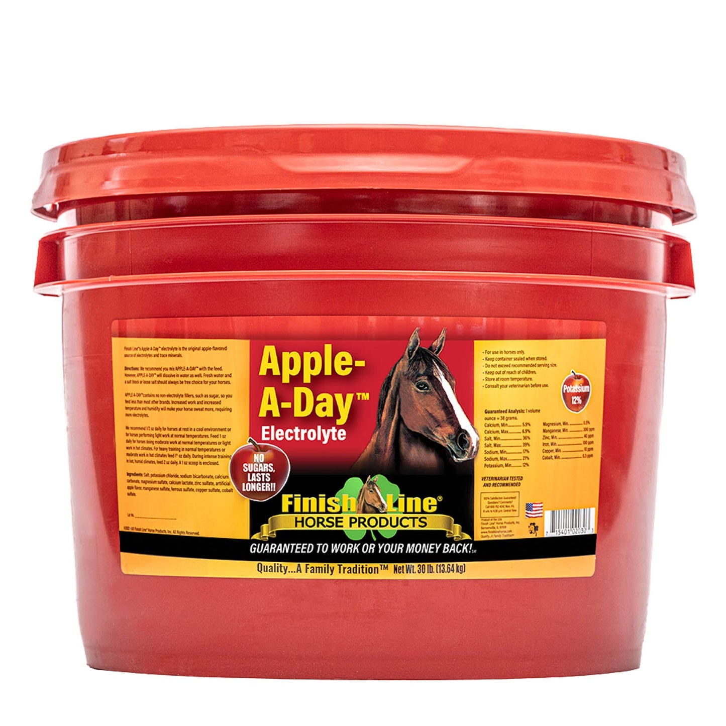 Finish Line Apple A Day Electrolyte, 30 Pounds