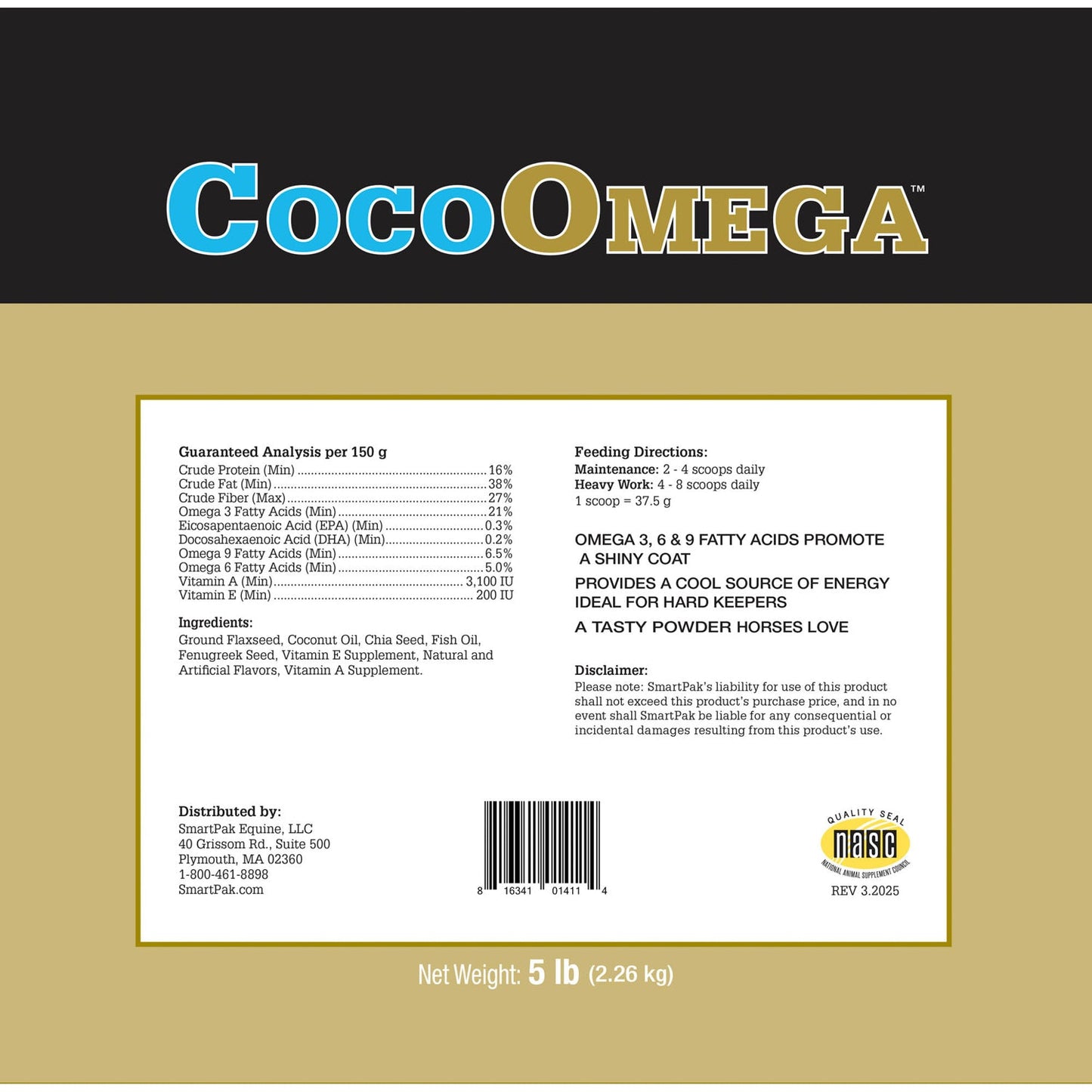 CocoOmega by SmartEquine - 5 lbs