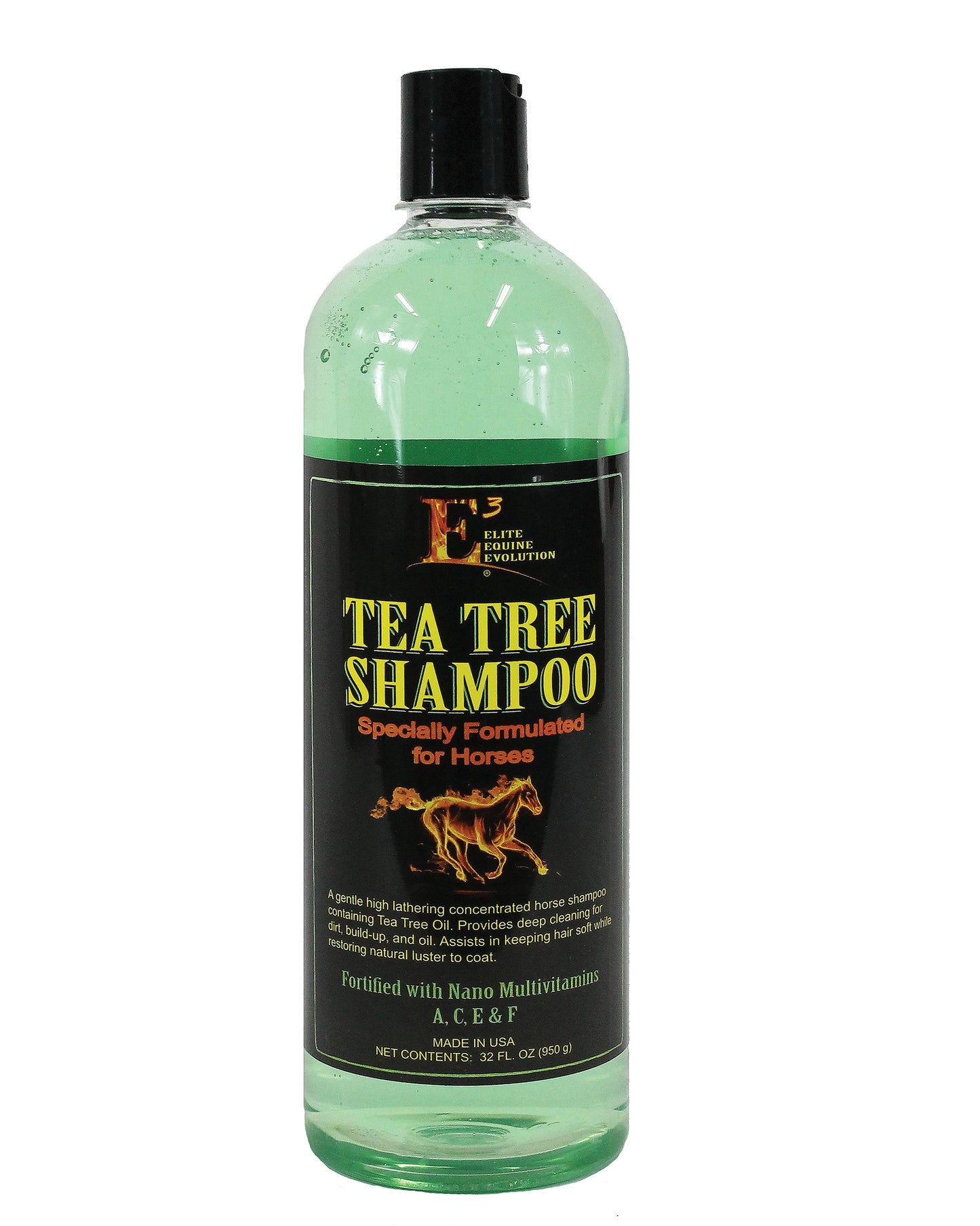 E3 Elite Equine Evolution Tea Tree Shampoo - Quart