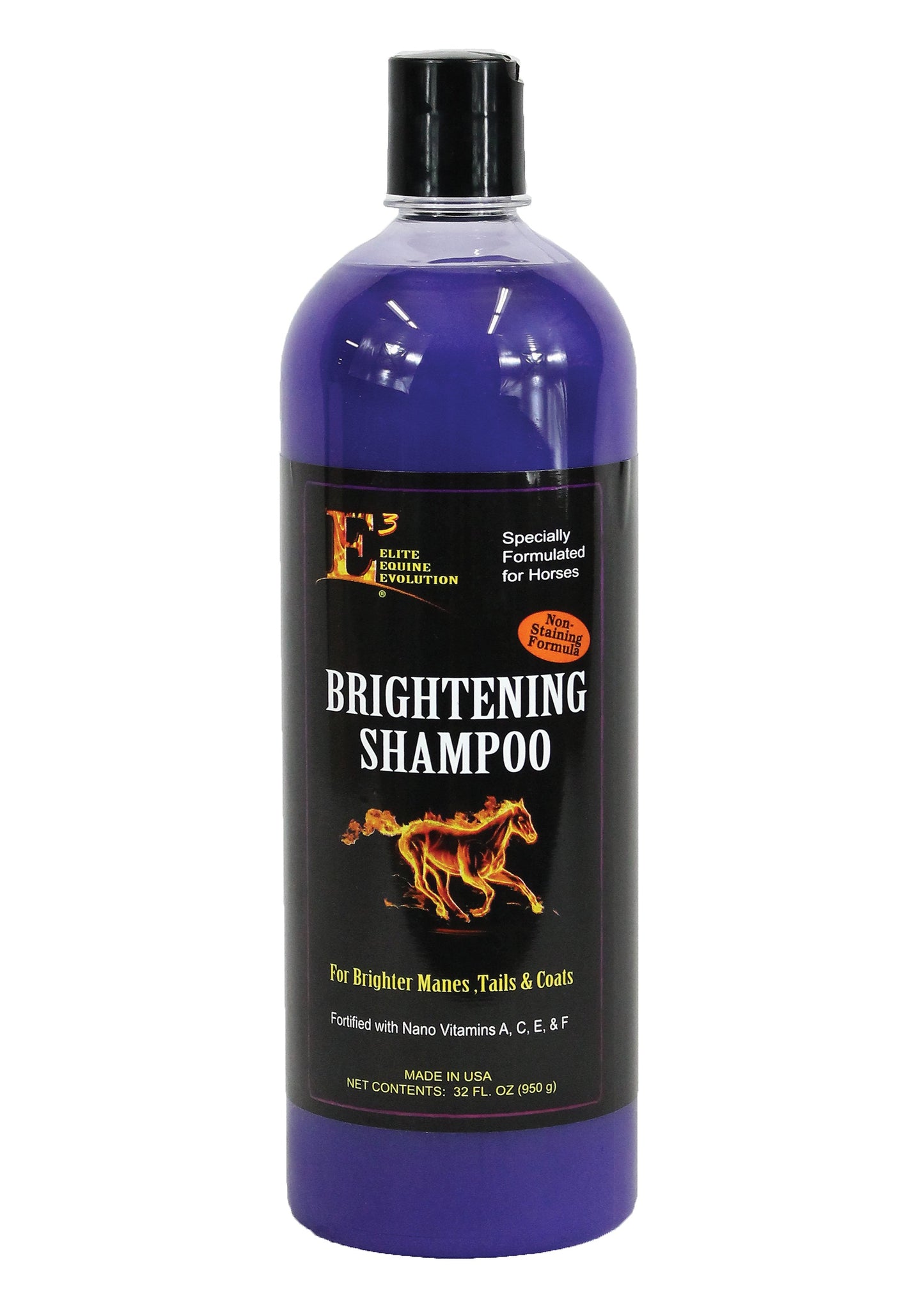 E3 Elite Equine Evolution Brightening Shampoo - Quart
