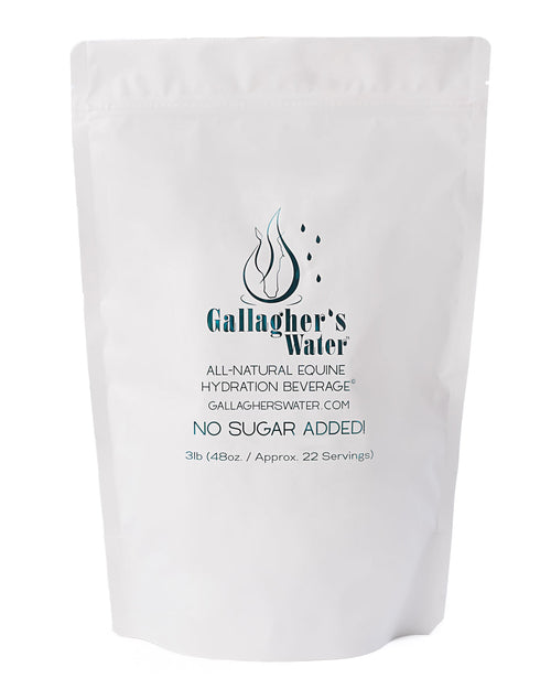 Gallagher’s Water All-Natural Equine Hydration Beverage NO SUGAR ADDED