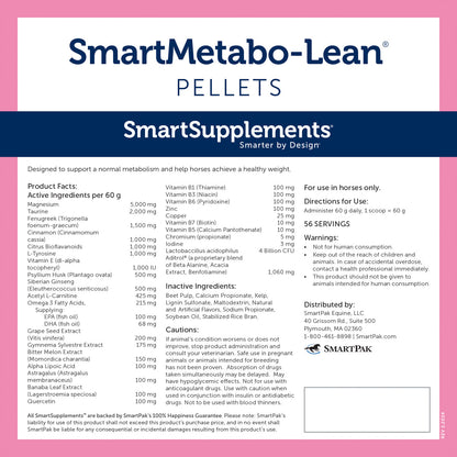 SmartEquine SmartMetabo-Lean Pellets - 7.5 lbs.