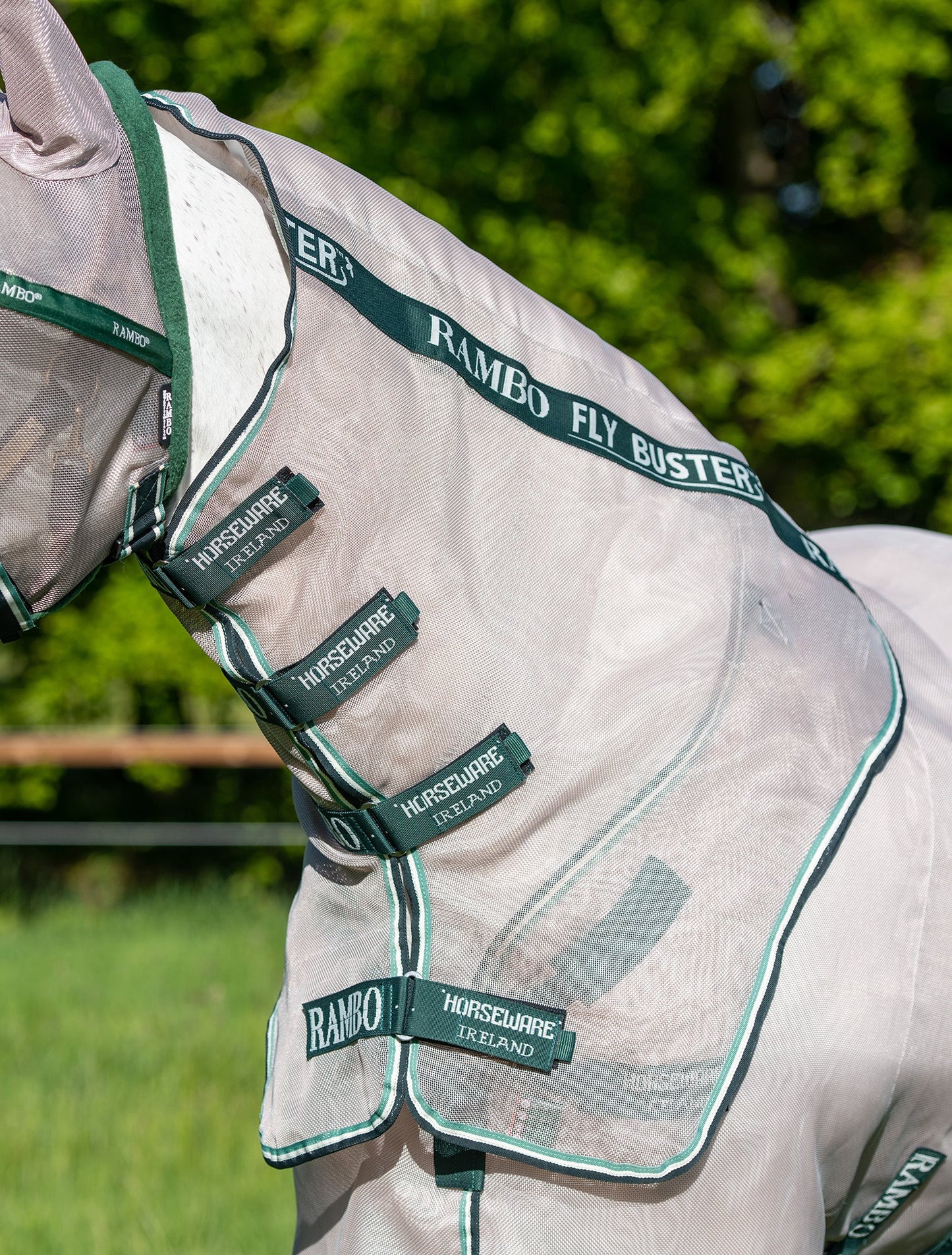 Horseware Ireland Rambo Fly Buster Fly Sheet with No-Fly Zone