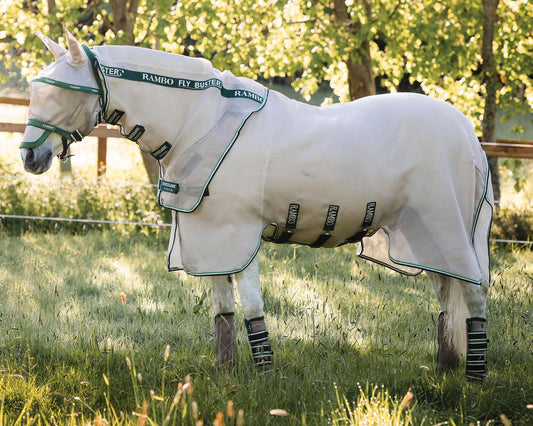 Horseware Ireland Rambo Fly Buster Fly Sheet with No-Fly Zone