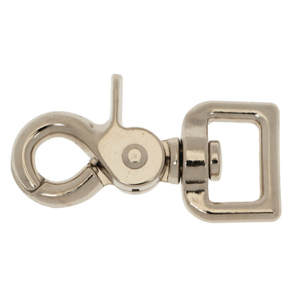 Square Scissor Snap, Nickel Plated - 3/4"