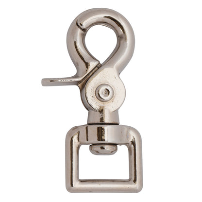 Square Scissor Snap, Nickel Plated - 5/8"