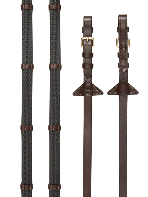 LeMieux Soft Rubber Reins with Hand Stops
