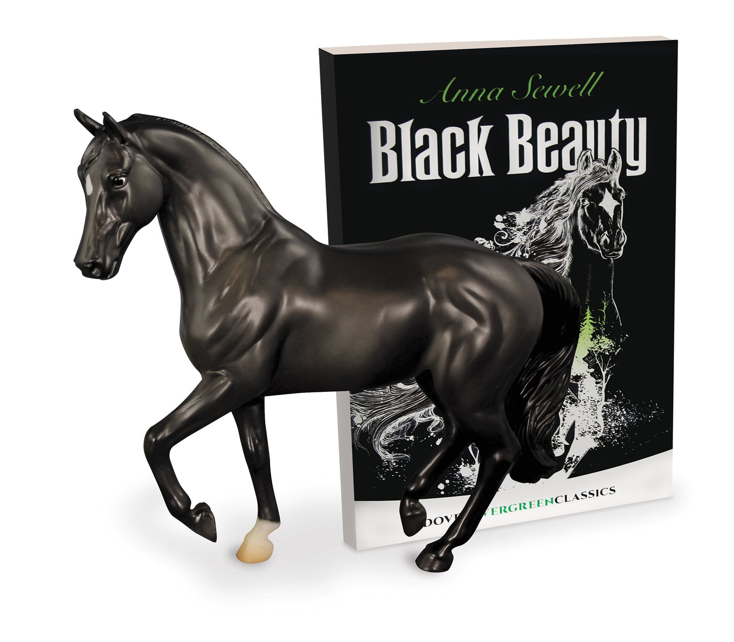 Breyer Classics Black Beauty Horse and Book Set