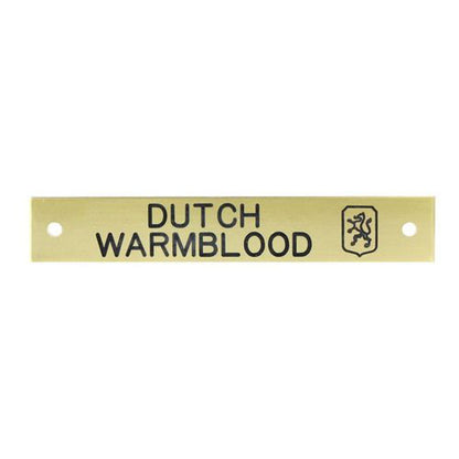 Engraved Breed Logo