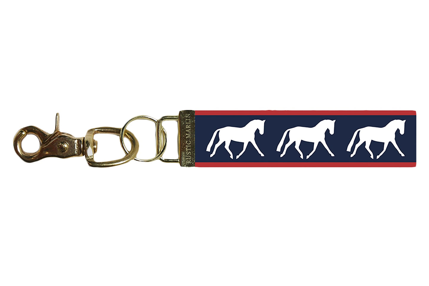 Rustic Marlin Key Chain