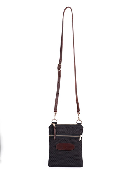 Champion Crossbody Bag with Leather Accents