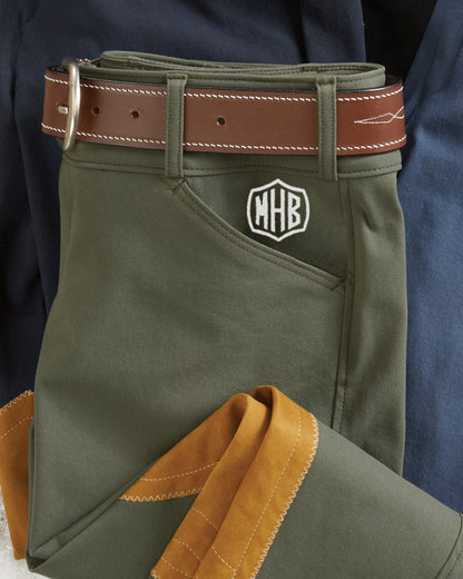 THE TAILORED SPORTSMAN Mid-Rise Vintage Patch Breech