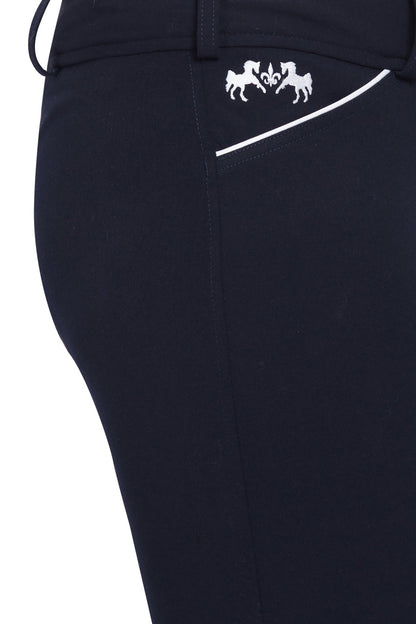 Equine Couture Ladies' Brittni Silicone Knee-Patch Breech