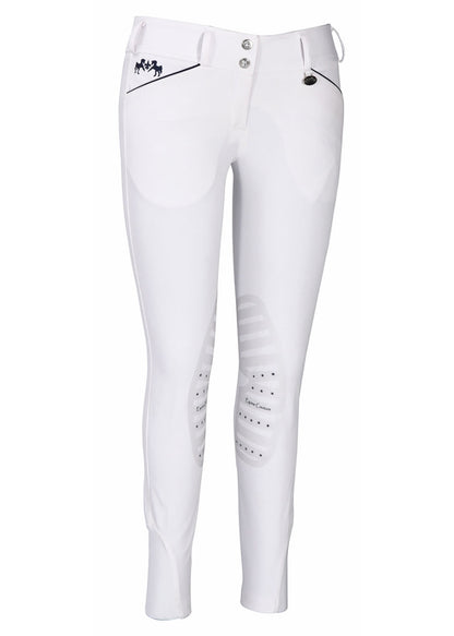 Equine Couture Ladies' Brittni Silicone Knee-Patch Breech