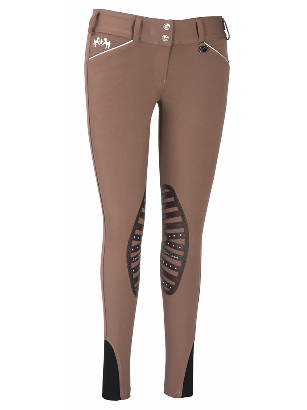 Equine Couture Ladies' Brittni Silicone Knee-Patch Breech