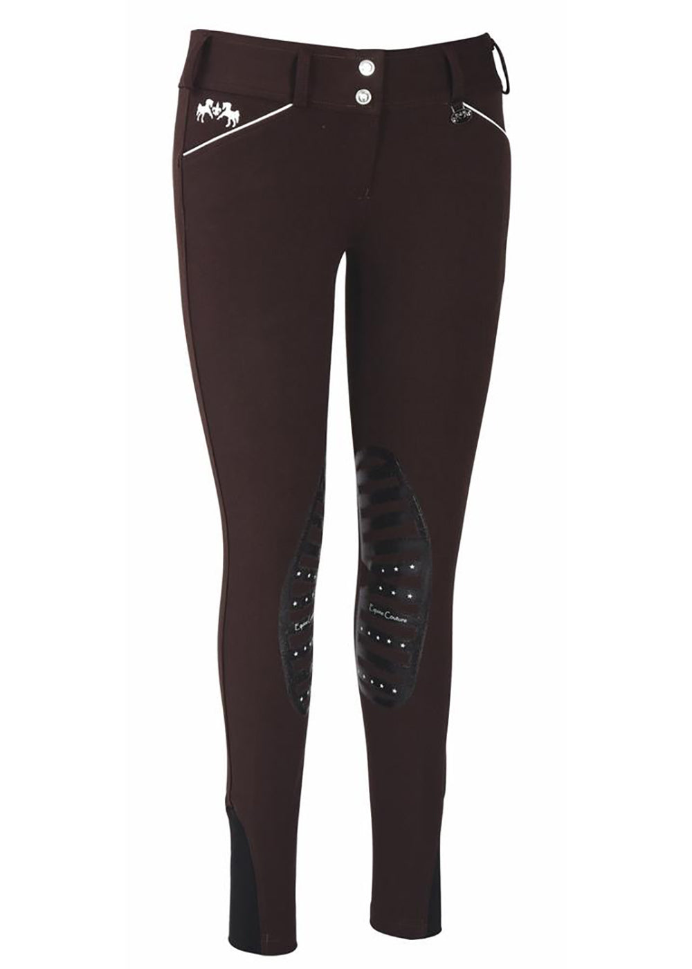 Equine Couture Ladies' Brittni Silicone Knee-Patch Breech